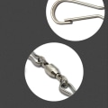 Miniatyrbillede 2 af 5: Spindende Vindstrømper Krog Sving Dobbelt Klips Sving Krog Klips Vindspil Klip Spiral Vind Spinner Ophæng Glat Spindende Dobbelt Klip Dobbelt Sving(10stk,