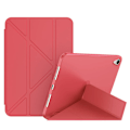 Pikkukuva 1 / 5: Magneettinen absorptio Origami Smart TPU + PU-nahkainen tablettikotelo iPad minille (2021) Red