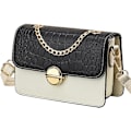 Miniatyrbild 1 av 5: Dam liten crossbody väska PU läder axelväska liten handväska clutch väska mode mångsidig kväll väska White