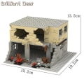 Pikkukuva 1 / 5: Hylätyt raunioituneet rakennukset Moc Ww2 Pubg Sotilastukikohta Diy-kohtaukset Rakennuspalikat Setti Osia Armeijan Sotilashahmoille Pojille Lelut 503 kpl 503PCS