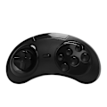 Miniatyrbillede 1 af 5: Gamepad med kabel, 6 knapper, USB-spilcontroller, Joypad til / Pc / 2 Y1301 / Drive, sort plastik Hy