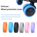Miniatyrbillede 3 af 8: 8 stk. silikone rejsebagagehjul Shoelace Silent Wheel Prot Orange