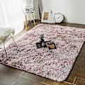 Miniatyrbillede 1 af 5: Super blød vinter varm tyk tæpper til stue plys tæppe børn soveværelse fluffy gulv hjem indretning shaggy måtte fløjl tæppe 40X60cm light pink