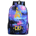 Miniatyrbild 1 av 5: Cr7 Ryggsäckar Skolväska för Pojkar Flickor Tonåringar Canvas Resväska Vattentät Laptop Ryggsäck Starry sky blue