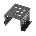 4-bay 3,5 tommer til 2,5 tommer harddisk-caddy intern montering adapterbeslag aluminiumlegering mobil