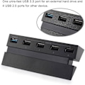 Miniatyrbillede 3 af 4: 5 porte USB-hub til PS4 - High Speed-oplader, controller-splitter, udvidelsesadapter (hy)
