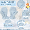 Miniatyrbillede 3 af 5: Koldsikre og varme fleece hængende nakke luffer M Light blue -  pink