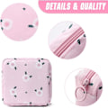 Miniatyrbillede 4 af 4: 2 opbevaringsposer til hygiejnebind, menstruationskoppose, nylon