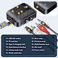 Miniatyrbillede 2 af 5: Bluetooth-modtager til bil, trådløs Bluetooth-lydadapter (FMY)