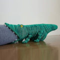 Miniatyrbillede 2 af 4: Strikkede Krokodille Sokker til Kvinder / Mænd Kreativ Dyremodellering og Ankelsokker Varmt Tilbud Indendørs Gulv Om Vinteren Crocodile