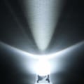Miniatyrbillede 4 af 4: 200 stk. 5 mm hvide LED-dioder, klare runde transparente, 3-3,4 V, 20 mA, superlyse belysningspærer, elektroniske komponenter, lysdioder