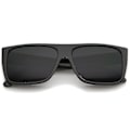 Pikkukuva 1 / 5: Retro Flat Top Leveät Sanka Eazy E Style Suorakulmaiset Aurinkolasit 57mm Mimenor_xsdxm