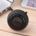 Miniatyrbild 4 av 5: Minihögtalare 3,5 mm högtalare bärbar högtalare subwoofer musikhögtalare för PC-dator bärbar dator notebook med laddningskabel Black
