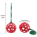 Miniatyrbilde 2 av 4: Hestegodbitball Høyleke Hengeleke for Hestestall green