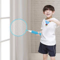 Miniatyrbild 3 av 5: Badmintonracket Badminton träningsverktyg Utomhussporter Leksak set för barn (2 racket, 2 badmintonbollar), Blå