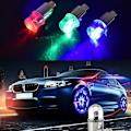 Miniatyrbillede 2 af 5: 20 stk. LED-hjulbelysning Blinklys Dækventilhættelampe Til Bil Lastbil Motorcykel Cykel (20 stk. Blandet) 20pcs Mixed