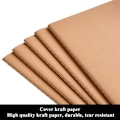 Miniatyrbillede 3 af 8: 10 stk. notesblok A5, Kraft Cover Notebooks 5 pakker blanke sider/ 5 linjerede sider (36 ark hver), Great Sketchbook Drawing Notebook, Classic Diary Note Pads