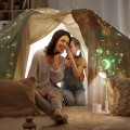 Miniatyrbilde 4 av 5: Skrivebordslampe for barn, nattlampe med pennholder, Himmel bordlampe med automatisk fargeendring, dimbar oppladbar LED-leselampe for barn