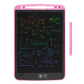 Miniatyrbilde 1 av 5: 12 tommers LCD tegnebrett bærbar digital skriveblokk LCD fargerik skjerm delvis slettbar pink 12 inch