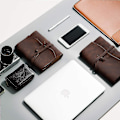 Miniatyrbild 4 av 5: Läderjournal Notebook - Läderbundet Journal För Män (hy)