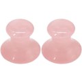 Miniatyrbilde 7 av 7: 2 stk. Verktøy Rose Quartz Mushroom Face Massager Helse Jade Stone Mushroom Scraping Massasjeverktøy for Hjemmespa