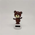 Miniatyrbillede 4 af 5: Solbjørn Bobble Shaking Head Dancing Toy Figurine Statue Bil Dash Board Dekorationer Ornamenter