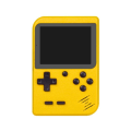 Miniatyrbild 1 av 5: 8-bitars retro videospelskonsol med 400 inbyggda klassiska spel 3,0 tum Dual Player Mini Handheld Videospelskonsol Av Out China yellow