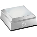 Miniatyrbillede 1 af 5: Led lysbase til krystal 3d glaskunst farverig oplyst firkantet stand display plade flad