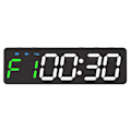 Miniatyrbilde 1 av 5: LED Treningstimer for Treningsstudio - Intervalltimer, Nedtelling, Stoppklokke Black