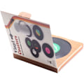 Pikkukuva 5 / 5: Personoitu vintage-CD-levy vinyylilämpöä kestävät/liukumattomat juoma-alustat kuppipöydille estävät vesijäljet ja vauriot kodissa ja baarissa 12pcs Multicolour