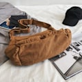 Miniatyrbild 2 av 4: Klassisk unisex-budväska, vattentätt material och iögonfallande design Brown