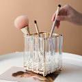 Miniatyrbillede 5 af 5: Håndlavet krystal makeup børsteholder øjenbrynsblyant pen kop samling kosmetisk opbevaringsarrangør til forfængelighed, badeværelse, soveværelse, kontorbord