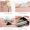 Pikkukuva 3 / 4: Naisten crossbody-laukku, moniosainen crossbody-laukku, olkalaukku, matkalaukku, käsilaukku (vaaleanpunainen)