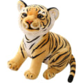 Miniatyrbilde 1 av 5: 10,62\" Tiger Plysj Tigre Realistiske Utstoppede Dyr Jungeldyr Simulering