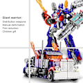 Miniatyrbillede 2 af 4: Optimus Warrior Transformers Legetøj i Aluminiumlegering