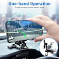 Miniatyrbillede 3 af 5: Universal Dashboard Biltelefonholder Nemt Klipsmontering Stativ Gps Display Beslag Mobilholder Bil Interiør Tilbehør Justerbar| |