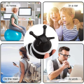 Miniatyrbild 5 av 5: Fidget Slug Toy Articulating Stim Toy Vit/svart, pop It Slug 3d-tryckt Articulated Slug Fidget Toy black and white