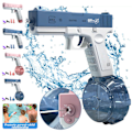 Miniatyrbilde 2 av 10: Elektrisk vannspill - Automatisk vannsprutleker for barn - Sommerleker for gutter og jenter - Vannkamp - Gaver til barn Blue drum version