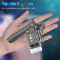 Pikkukuva 5 / 5: Boruit V10 LED-avaimenperä EDC-taskulamppu USB-ladattava magneettinen taskulamppu työlamppu-g
