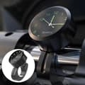 Självlysande Klocka Motorcykel Aluminiumlegering Urtavla Mini För Montering Cykel Aoba Black
