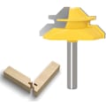 Miniatyrbilde 2 av 6: 45 graders lås miter fres, 8 mm, aplus trebearbeiding fres, sporfres, tappfres Hy