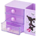 Miniatyrbilde 4 av 7: Anime Desktop Cinnamoroll Skrivebordstilbehør Beholder Penneholder for Skrivebord Søt Blyantkopp Pot Sminkepenselholder Miniboks Kuromi