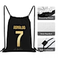 Pikkukuva 3 / 5: Cr7 Cristiano Ronaldo -reput reppu Multi-function Drawstring Bags Drawstring Bundle Pocket Sports Bag Book Bags For Travel Students One Size 10