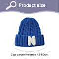 Miniatyrbillede 2 af 5: Strikkede hatte Cartoon Twist uldhatte til drenge og piger baby pullover hatte alder 3-10 Style1 style3