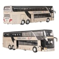 Pikkukuva 1 / 5: Setra Bus -leluauto pojille, valurautamalli lapsille, vetävä miniatyyri, ääni ja valo, opettavainen kokoelma, lahja lapselle Dark Khaki