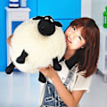 Pikkukuva 2 / 4: Super söpö Shaun Sheep luova pehmoinen pehmolelu lapsille 30cm White