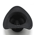 Miniatyrbillede 5 af 5: Dewenwils Western Cowboy Top Hat Filt Hat Sort