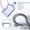 Miniatyrbillede 4 af 5: Brusehovedslange 5M ekstra lang brusehovedslange i rustfrit stål, med massiv messingforbindelse, universel, anti-burst, kromfinish.(500 cm)