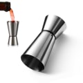 Miniatyrbild 2 av 2: Dubbel mätglas - Drinkmått cocktail jigger 20/40ml silver