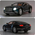 Miniatyrbillede 5 af 5: 1/24 Bentley Continental Gt Modelbil Legetøjsbil i Metal Støbt Legetøjsbil Samleobjekt Træk Tilbage Legetøjsbiler Med Lyd Og Lys Dør Kan Åbnes